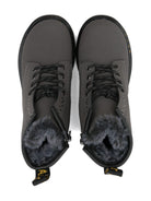 Stivali per bambina Dr. Martens Kids grigi con lacci 41481020 1460 GUNMETAL Dr martens kids 