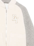 Giubbino per bambino Eleventy Kids grigio con logo ricamato EX2P27 U0232 101GR ELEVENTY KIDS 