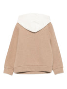 Felpa per bambino Eleventy Kids beige con tasca a marsupio EX4P00 F0215 876AV ELEVENTY KIDS 
