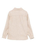 Camicia per bambino Eleventy Kids beige con motivo pied-de-poule EX5P60 I0285 116AV ELEVENTY KIDS 