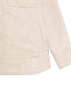 Camicia per bambino Eleventy Kids beige con motivo pied-de-poule EX5P60 I0285 116AV ELEVENTY KIDS 