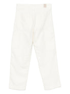 Pantaloni per bambino Eleventy Kids bianchi con tasche applicate EX6P50 I0233 101 ELEVENTY KIDS 