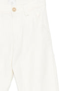 Pantaloni per bambino Eleventy Kids bianchi con tasche applicate EX6P50 I0233 101 ELEVENTY KIDS 