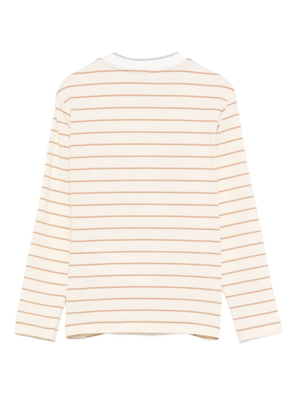 Maglia per bambino Eleventy Kids beige con motivo a righe EX8P10 J0523 101BG ELEVENTY KIDS 