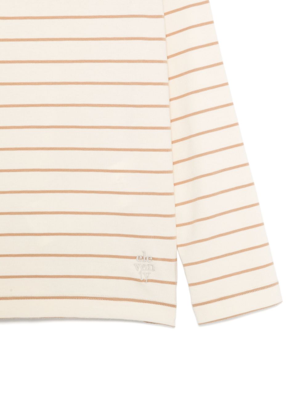Maglia per bambino Eleventy Kids beige con motivo a righe EX8P10 J0523 101BG ELEVENTY KIDS 