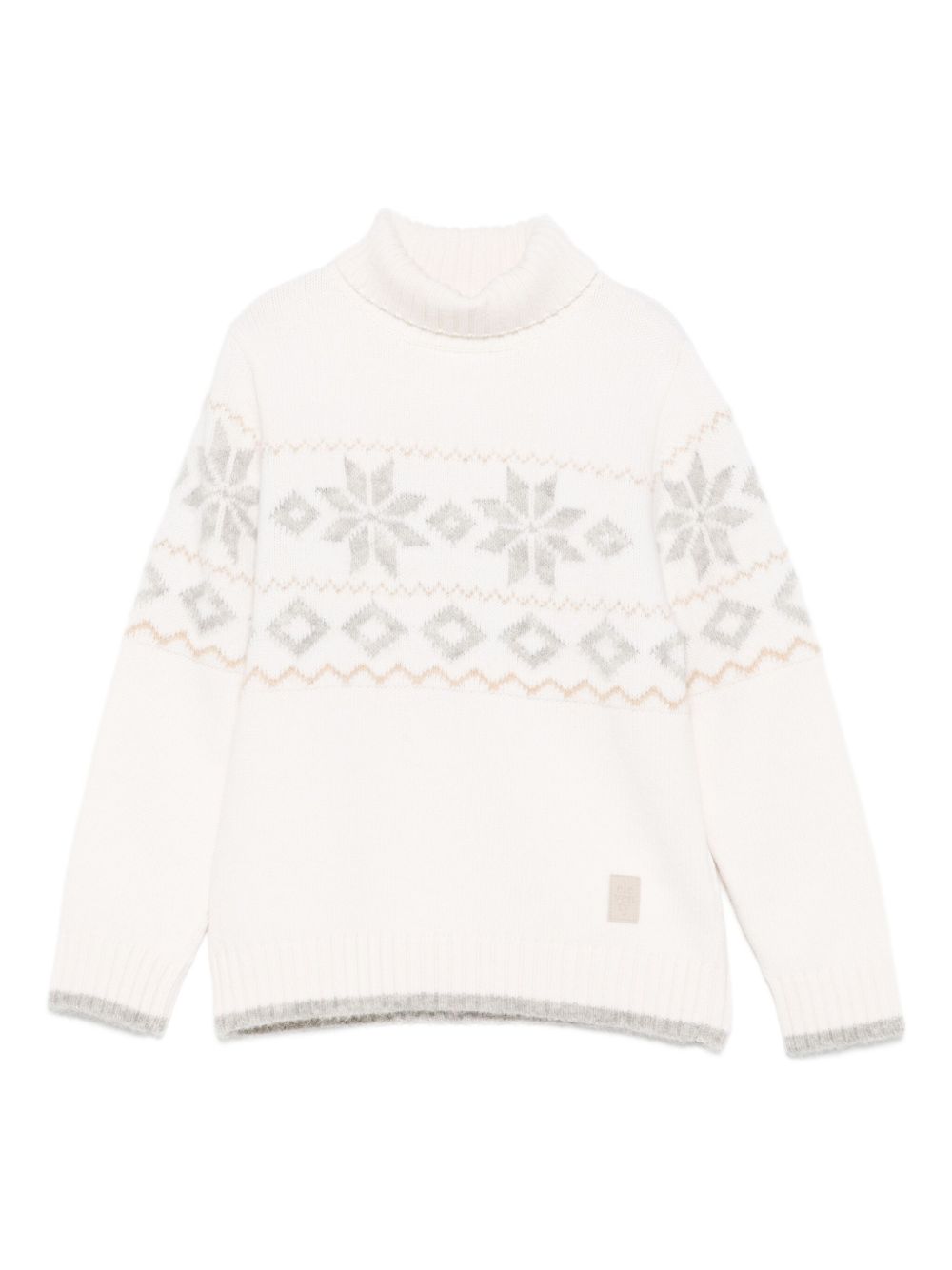 Maglione per bambino Eleventy Kids bianco con fiocco di neve EX9P50 W0049 100GR ELEVENTY KIDS 