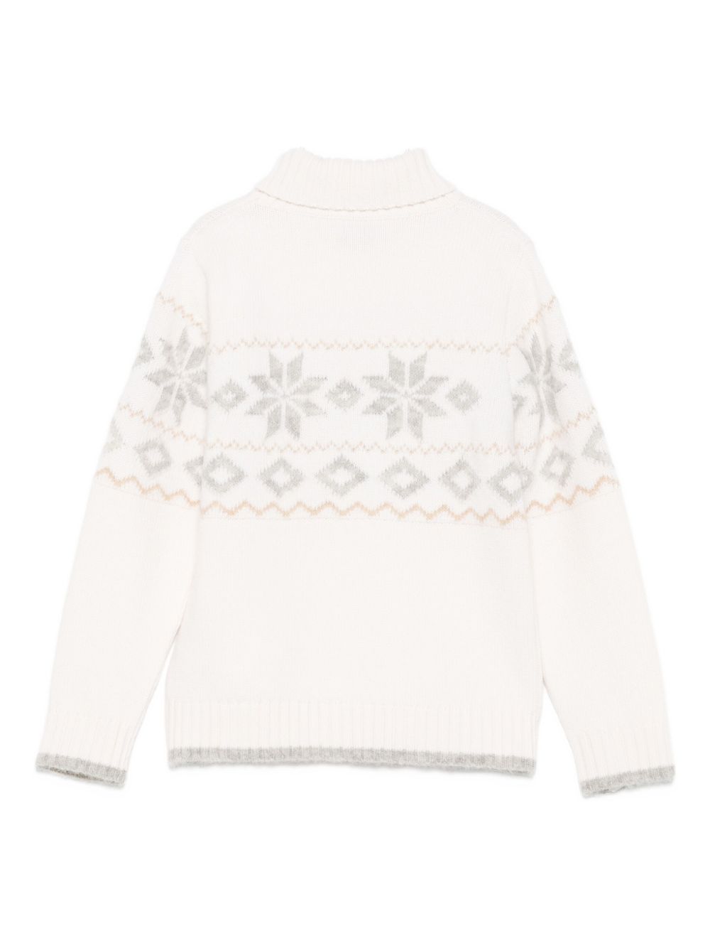 Maglione per bambino Eleventy Kids bianco con fiocco di neve EX9P50 W0049 100GR ELEVENTY KIDS 