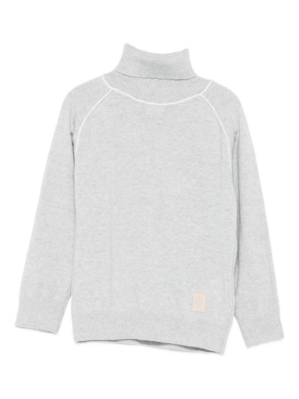 Maglione per bambino Eleventy Kids grigio con maniche raglan EX9P70 Z3403 803AV ELEVENTY KIDS 
