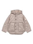 Giubbino per bambino Emporio Armani Kids beige con tasca applicata EB000496 AF16045 U6096 EMPORIO ARMANI KIDS 