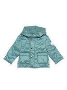 Giacca trapuntata per neonati Emporio Armani Kids verde con cappuccio EB000507 AF16045 U7317 EMPORIO ARMANI KIDS 