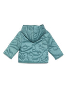 Giacca trapuntata per neonati Emporio Armani Kids verde con cappuccio EB000507 AF16045 U7317 EMPORIO ARMANI KIDS 