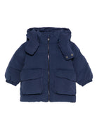 Giubbino per neonato Emporio Armani Kids blu con design imbottito EB000510 AF13373 UB130 EMPORIO ARMANI KIDS 
