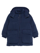 Giubbino per bambino Emporio Armani Kids blu con design imbottito EB000511 AF13373 UB130 EMPORIO ARMANI KIDS 