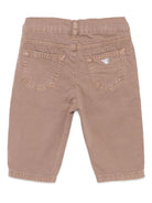 Pantaloni per neonato Emporio Armani Kids marroni con tasche applicate EB000530 AF16166 U6096 EMPORIO ARMANI KIDS 