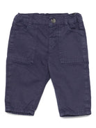 Pantaloni per neonato Emporio Armani Kids blu navy con tasche applicate EB000530 AF16166 UB130 EMPORIO ARMANI KIDS 
