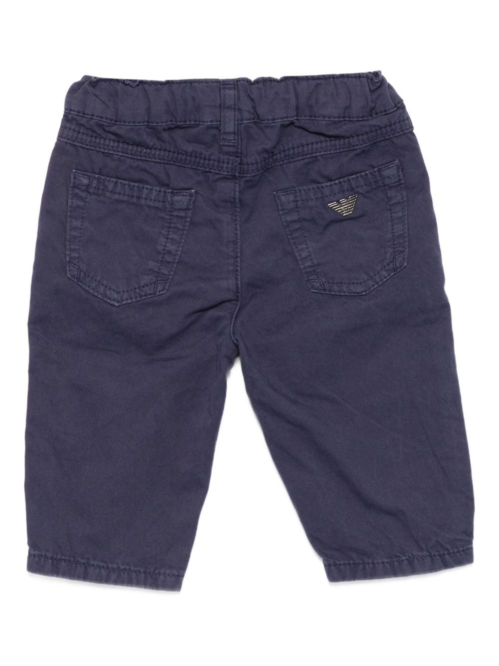 Pantaloni per neonato Emporio Armani Kids blu navy con tasche applicate EB000530 AF16166 UB130 EMPORIO ARMANI KIDS 