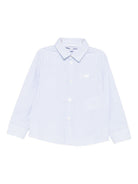 Camicia per neonato Emporio Armani Kids azzurra con motivo a righe EB000583 AF16580 M0010 EMPORIO ARMANI KIDS 