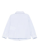 Camicia per neonato Emporio Armani Kids azzurra con motivo a righe EB000583 AF16580 M0010 EMPORIO ARMANI KIDS 