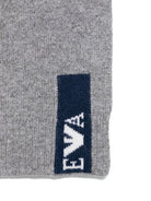 Set berretto e sciarpa per bambino Emporio Armani Kids grigio con dettaglio logo EB000812 AF17340 O8005 EMPORIO ARMANI KIDS 