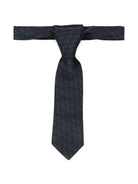 Cravatta per bambino Emporio Armani Kids blu con motivo aquila EB000845 AF19201 FB068 EMPORIO ARMANI KIDS 