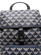 Zaino per bambina Emporio Armani Kids blu navy con coulisse EG000498 AF18974 AB060 EMPORIO ARMANI KIDS 