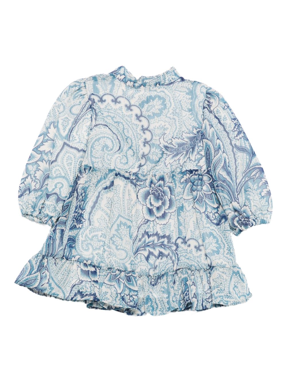 Abito per neonata Etro Kids azzurro con motivo paisley GX1020 K0244 638BL ETRO KIDS 