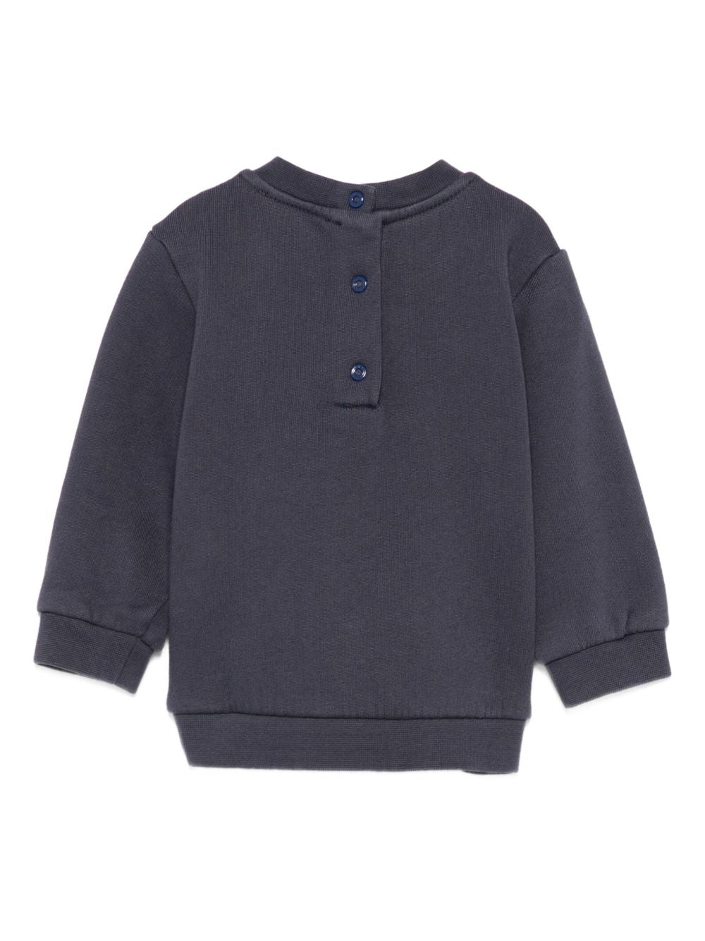 Felpa per neonati Etro Kids blu con ricamo Pegaso e chiusura con bottoni GX4510 Z3333 667 ETRO KIDS 