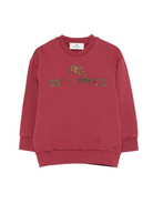 Felpa per bambino ETRO KIDS rossa con logo ricamato GX4P20 Z3333 416 ETRO KIDS 