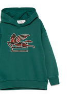 Felpa per bambino Etro Kids verde con dettaglio Pegaso GX4P30 Z3333 797 ETRO KIDS 