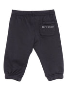 Pantaloni da tuta per neonato ETRO KIDS blu con polsini elastici GX6560 Z3333 667 ETRO KIDS 