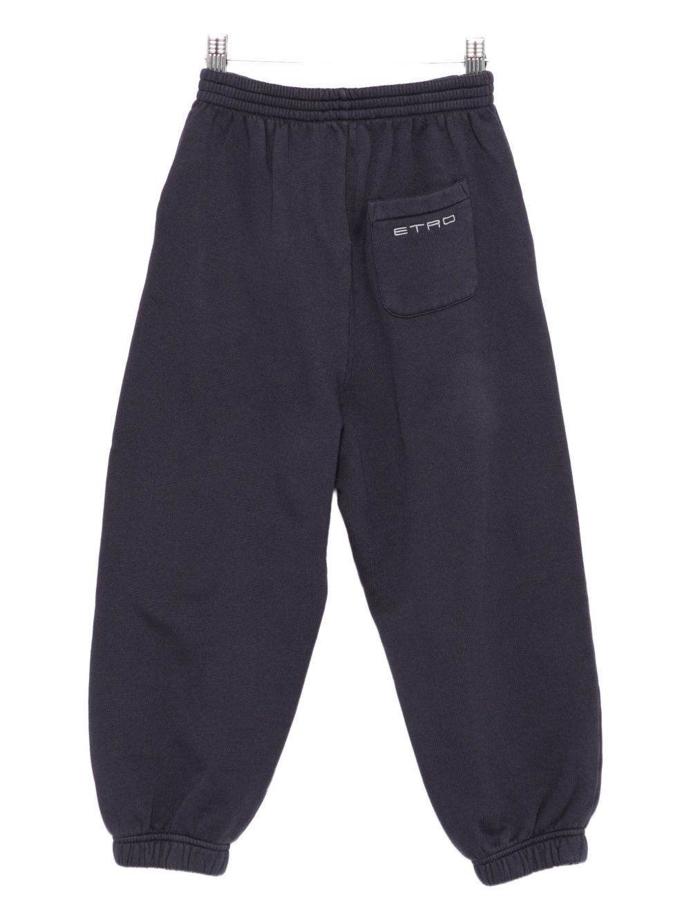 Pantaloni sportivi per bambino ETRO Kids blu con logo ricamato GX6P90 Z3333 667 ETRO KIDS 