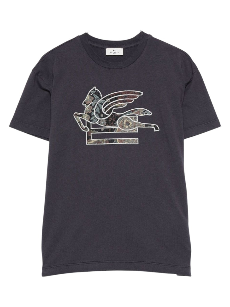 T-shirt per bambino ETRO KIDS blu con motivo Pegaso GX8P01 Z2904 667 ETRO KIDS 