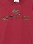 T-shirt per bambino ETRO KIDS rossa con logo sul davanti GX8P21 Z2904 416 ETRO KIDS 