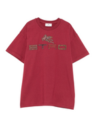 T-shirt per bambino ETRO KIDS rossa con logo sul davanti GX8P21 Z2904 416 ETRO KIDS 