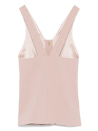 Abito per bambina Elisabetta Franchi La Mia Bambina rosa con scollo a V EFAB6240GA085 C041 ElISABETTA FRANCHI KIDS 