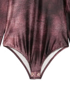Body per bambina Elisabetta Franchi La Mia Bambina bordeaux a collo alto EFBD0060LYE01 3021 ElISABETTA FRANCHI KIDS 