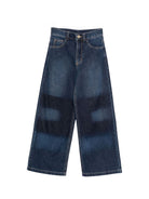 Jeans per bambina Elisabetta Franchi La Mia Bambina denim con stampa logo EFPA2940DF011 4000 ElISABETTA FRANCHI KIDS 