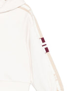 Felpa per neonata Elisabetta Franchi La Mia Bambina beige con cappuccio e zip EGFE0570FF002 D760 ElISABETTA FRANCHI KIDS 