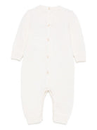 Tutina per neonata Elisabetta Franchi La Mia Bambina bianca con maglia a rombi ENTU134CFL230 0033 ElISABETTA FRANCHI KIDS 