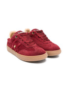 Sneakers per bambina Elisabetta Franchi La Mia Bambina rosse con dettaglio logo F4A9E03400071R 006 ElISABETTA FRANCHI KIDS 