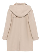 Cappotto per bambino Fendi Kids beige con applicazione con logo JUA244 AUKO F1P2N FENDI KIDS 