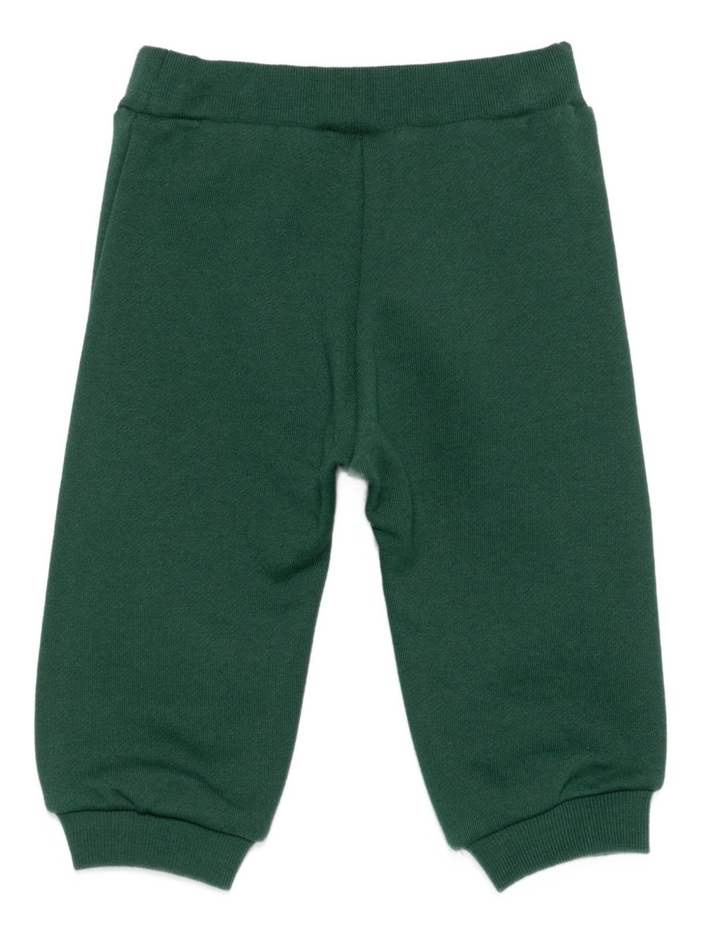 Pantaloni sportivi per neonato Fendi Kids verdi con ricamo volano BMF256 5V0 F0E3J FENDI KIDS 
