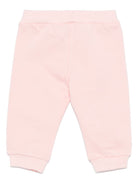 Pantaloni sportivi per neonata Fendi Kids rosa con logo BUF250 5V0 F0ZKY FENDI KIDS 