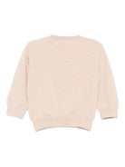 Maglione per neonato Fendi Kids beige con logo ricamato BUG203 AS5P F1P2N FENDI KIDS 