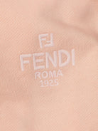 Felpa per neonata Fendi Kids rosa con logo ricamato BUH086 5V0 F0ZKY FENDI KIDS 