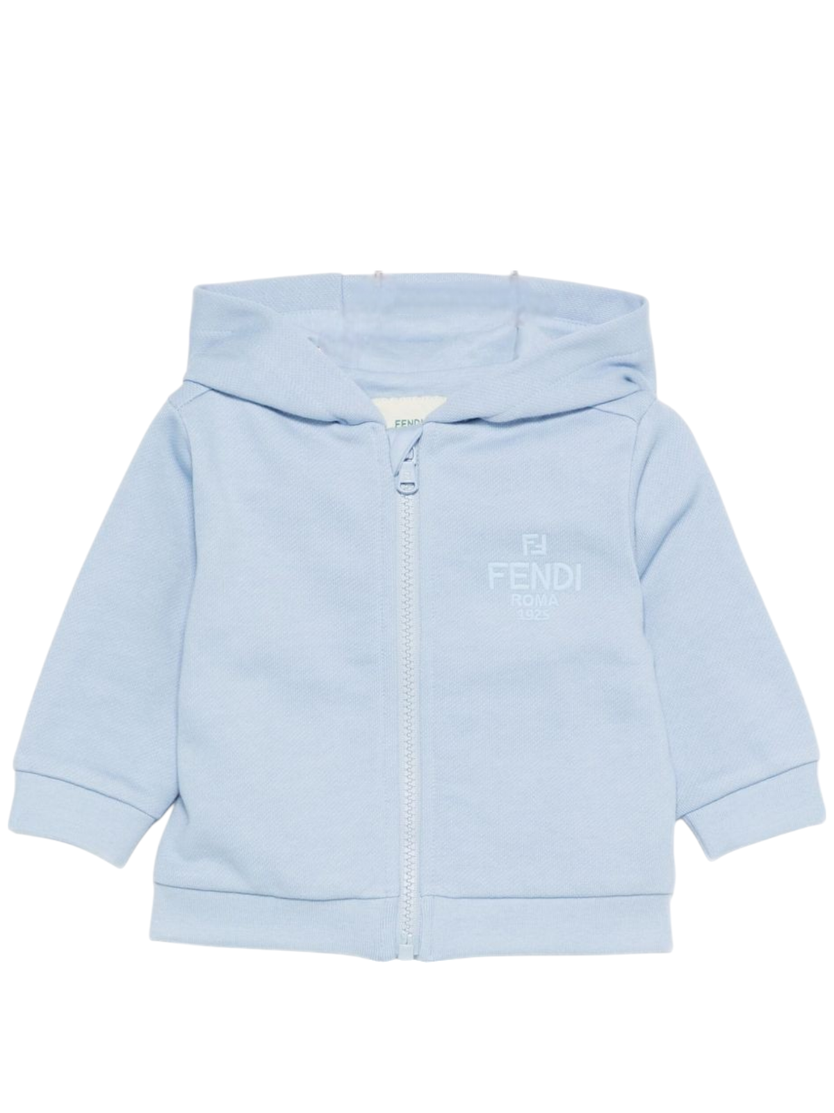 Felpa per neonato Fendi Kids azzurra con cappuccio BUH086 5V0 F1PBD FENDI KIDS 