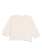 Felpe per neonati Fendi Kids beige con stampa grafica scoiattolo BUH091 5V0 F1P2N FENDI KIDS 