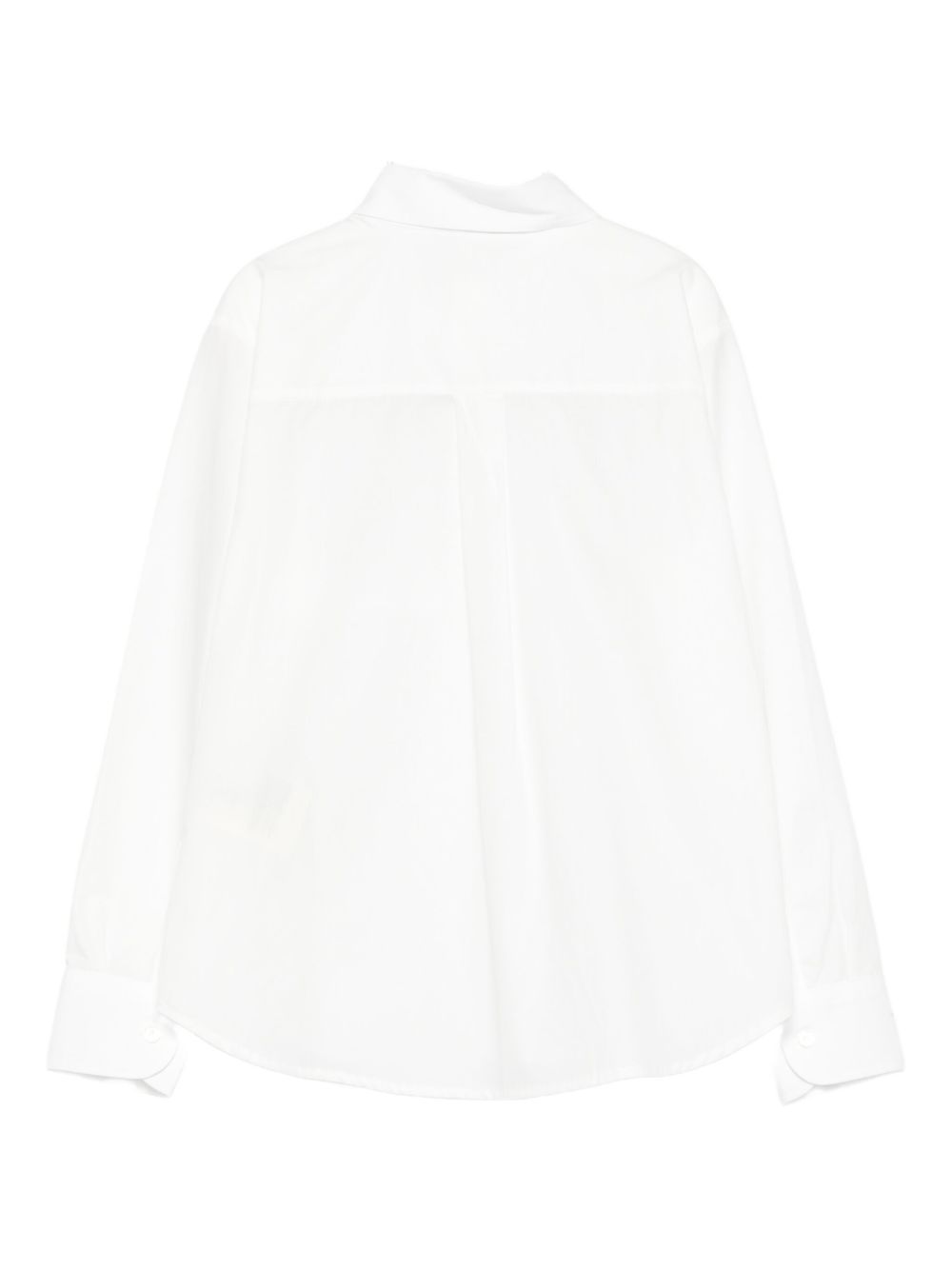 Camicia per bambino Fendi Kids bianca con scudo ricamato JMC200 A31W F0TU9 FENDI KIDS 