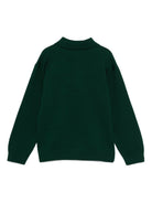 Maglione per bambino Fendi Kids verde con logo ricamato JMG128 AUKU F0E3J FENDI KIDS 