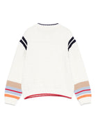 Maglione per bambino Fendi Kids beige con dettaglio a righe JMG131 AUKN F0TU9 FENDI KIDS 